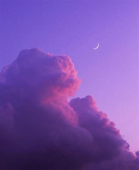 Purple Wallpaper Aesthetic Clouds