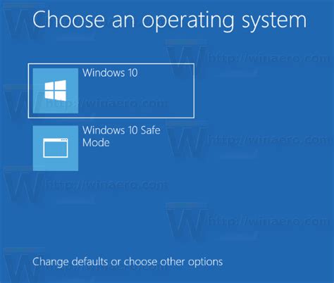 Change Default Operating System In Boot Menu In Windows 10