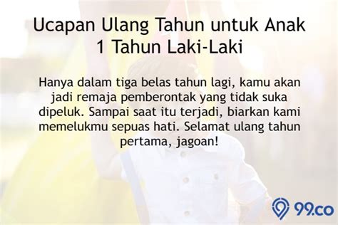 40 Ucapan Ulang Tahun untuk Anak 1 Tahun yang Penuh Makna. Berisikan ...