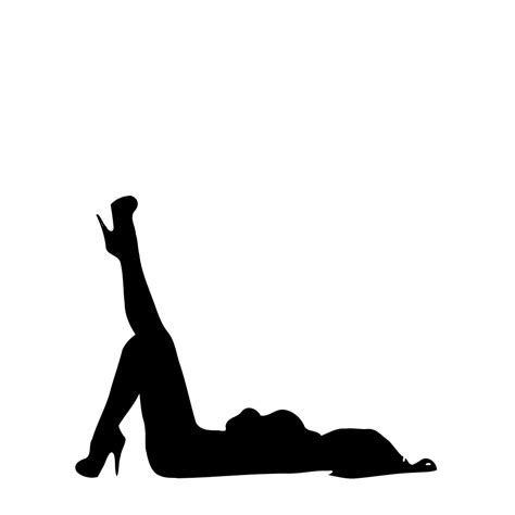 Free Pin Up Girl Silhouette Clip Art, Download Free Pin Up Girl ...