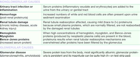 Proteinuria Causes