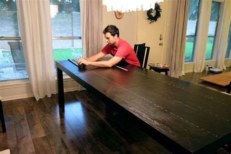 DIY Butcher Block Dining Table - Evan & Katelyn | Home DIY | Tutorials