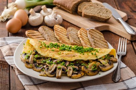 Mushroom Omelette Recipe | How to make mushroom omelette recipe