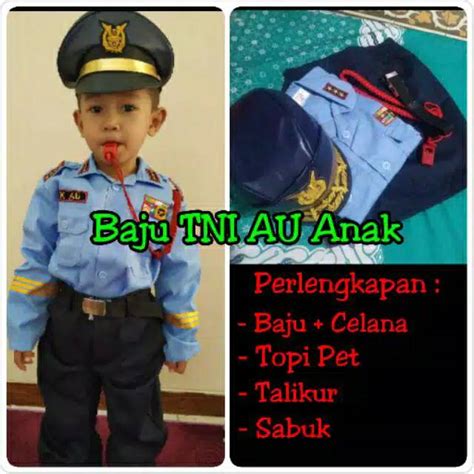 Tni AU Uniforms For Children, Profession, Small Air Force, Carnival PDH ...