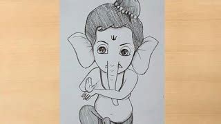 Share more than 80 easy bal ganesh drawing super hot - xkldase.edu.vn