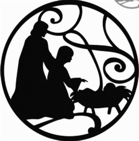 Nativity Silhouette Svg at GetDrawings | Free download