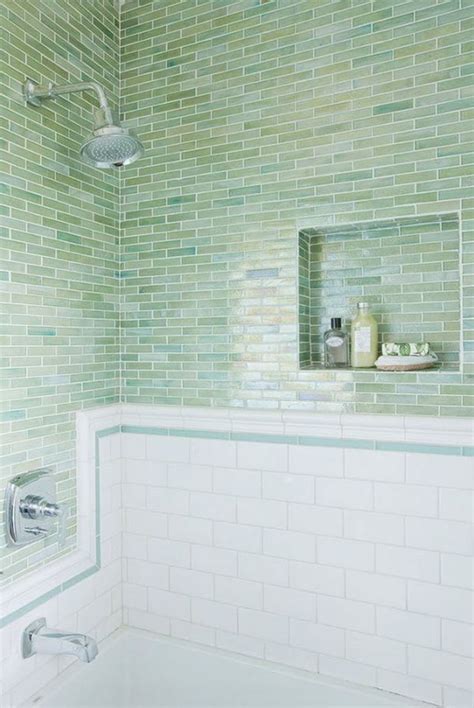 37 green glass bathroom tile ideas and pictures