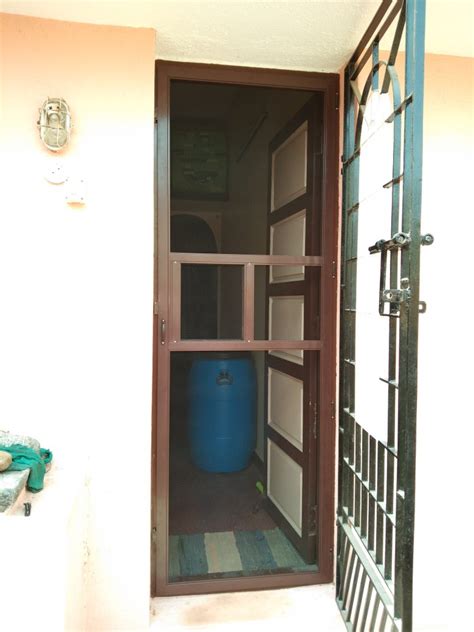 Aluminium Frame Mosquito Screen Door at Rs 260/square feet | Door ...