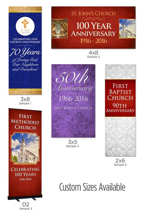 Church Anniversary Banners | ChurchBanners.com