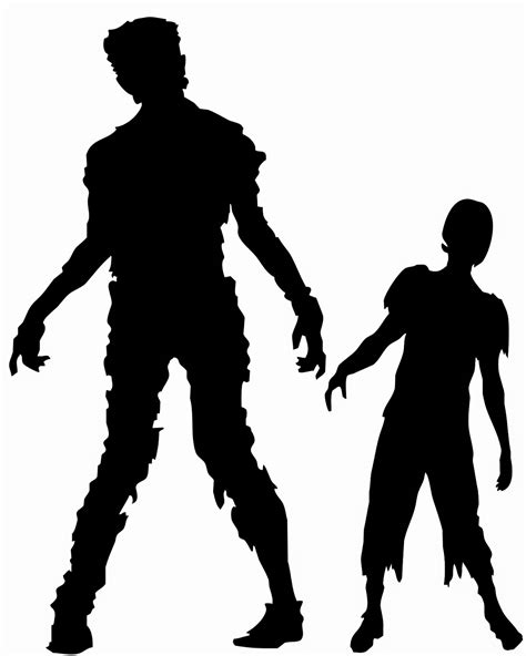 Free Zombie Silhouette Cliparts, Download Free Zombie Silhouette ...