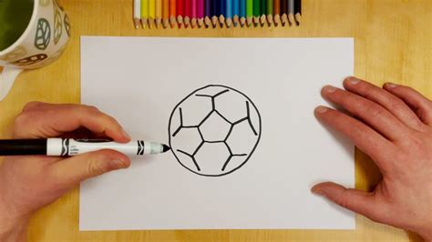 ⚽️ How to Draw a Soccer Ball / Football | Easy, Easy Drawing for Kids