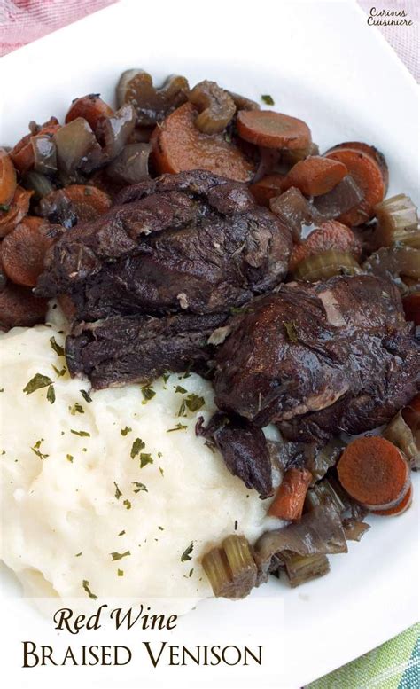 Red Wine Braised Venison Roast | Recipe | Venison roast, Venison ...