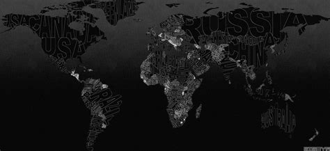 World Map Wallpaper With Country Names