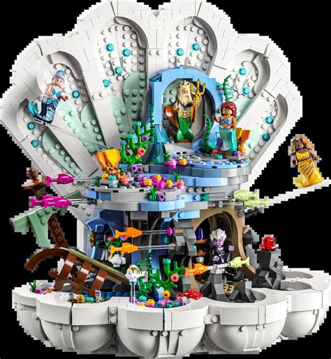 LEGO Reveals: The Little Mermaid Royal Clamshell - NerdCube