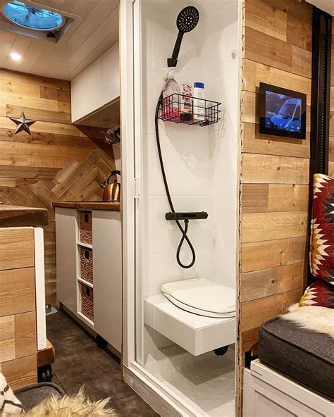 12 camper vans with bathrooms toilet shower inspiration for off grid ...