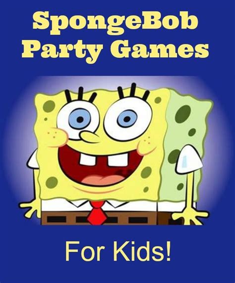 Spongebob Party Games for Undersea Fun!