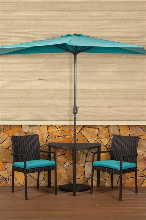 style something number small round patio table with umbrella hole ...