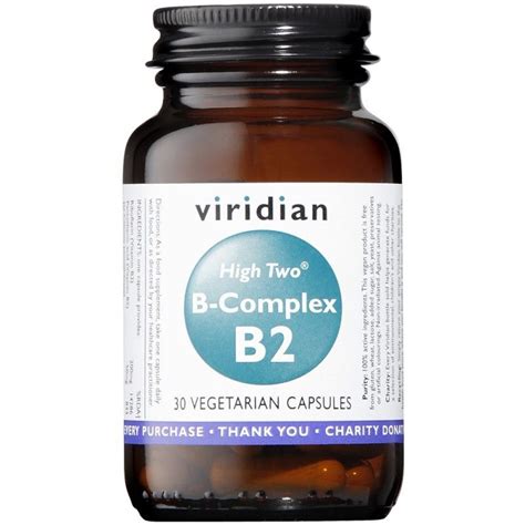 Vitamin B2 with B Complex Viridian - Natural Balance, since 1993