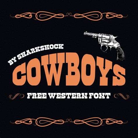 Cowboy Font Free - Master Bundles