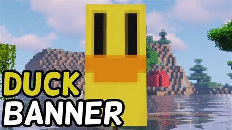 How To Make A Duck Banner in Minecraft! (1.15+) (LOOM CRAFTING) - YouTube