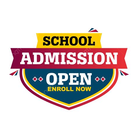 School Admission Open Banner Tag Abstract Free Vector Image, School ...