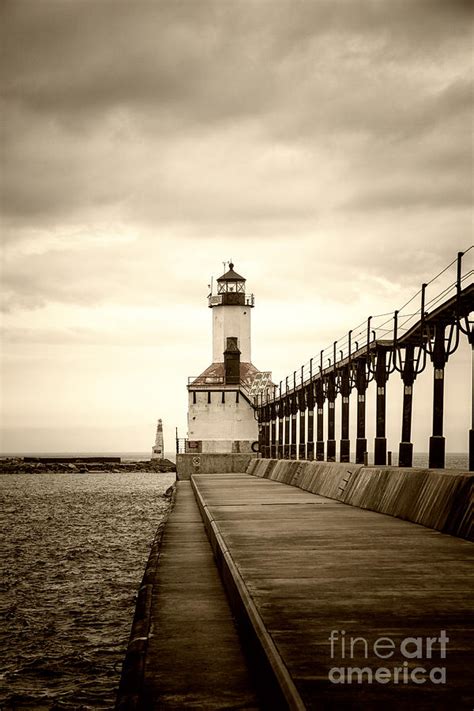 Michigan City Lighthouse Photograph by Timothy Johnson