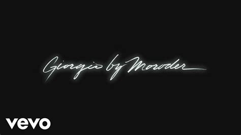 Daft Punk - Giorgio by Moroder (Official Audio) - YouTube | Daft punk ...