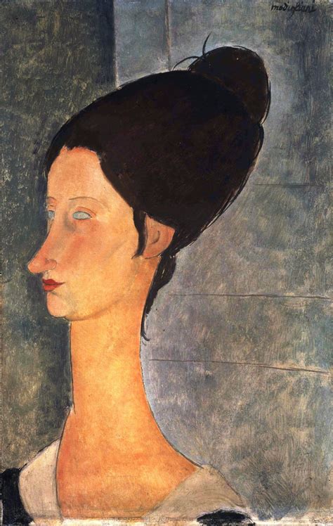 Amedeo Modigliani - Jeanne Hébuterne, (1918) Amedeo Modigliani ...