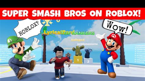 Super Smash Bros On Roblox?! | New Roblox Game! - YouTube