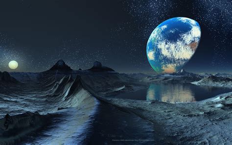 Earth From Moon High Resolution