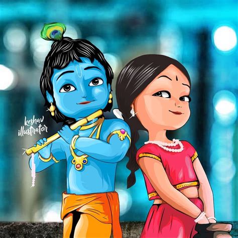 Top 100 + Radha krishna images cartoon - Delhiteluguacademy.com