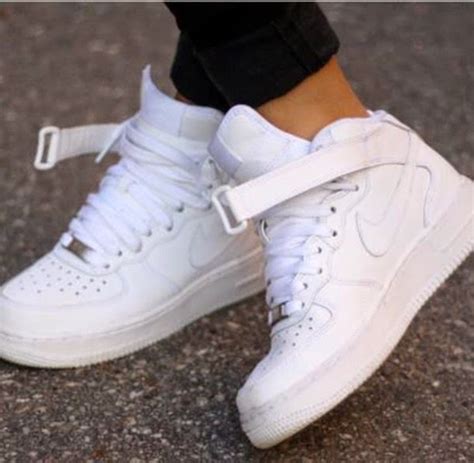 UK Nike Air Force 1 High Top In All White Cheap Hyperfuse 2013 ...