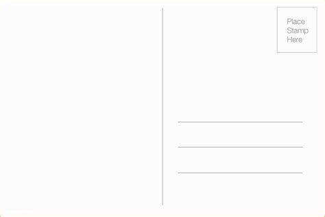 Free 4×6 Postcard Template Of Print Your Own Postcards Front and Back ...