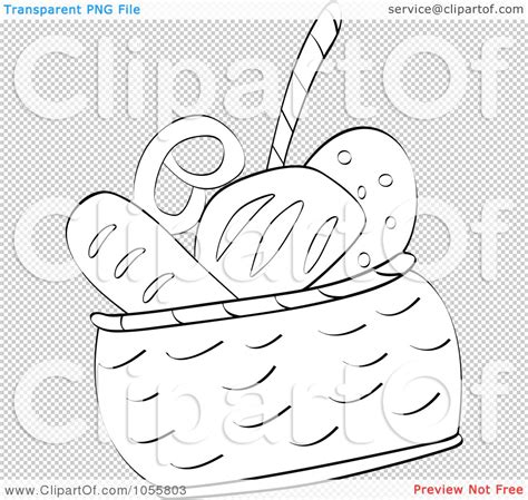 Royalty-Free Vector Clip Art Illustration of a Coloring Page Outline Of ...