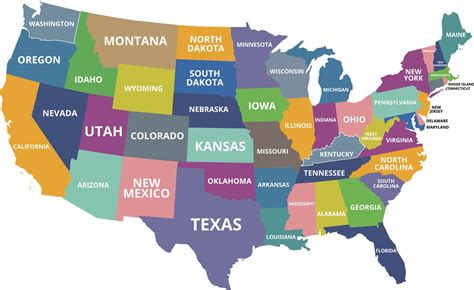 The 5 Smallest States in the U.S.