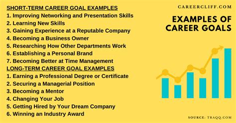 9 Examples of Career Goals for Professional Synergy - CareerCliff