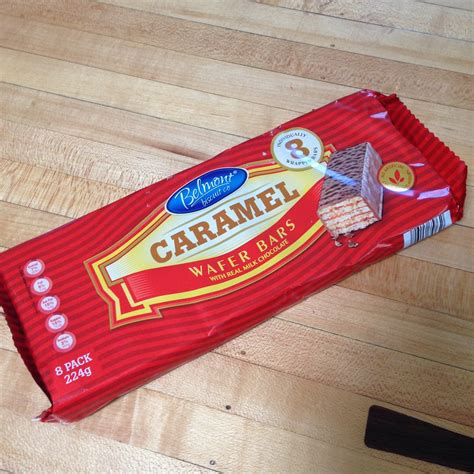 Belemont Milk Chocolate Caramel Wafer Bars Belmont is halal suitable ...