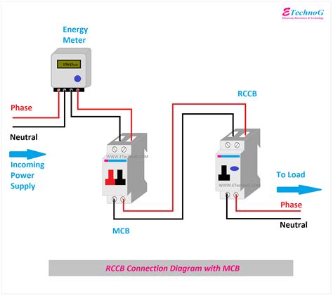 Mcb Connection Diagram - Wiring Draw And Schematic