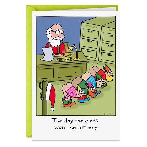 Elves on the Naughty List Funny Christmas Card - Greeting Cards - Hallmark