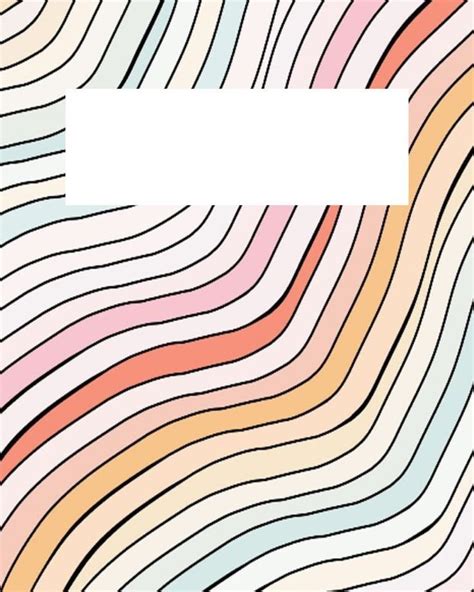 an abstract background with wavy lines in pastel colors and a white ...