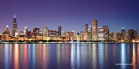 chicago-skyline-sunset-night-reflections-hd-photography - Manilow Suites