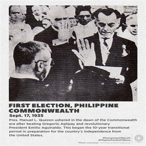 First Election, Philippine Commonwealth - The Philippines Today