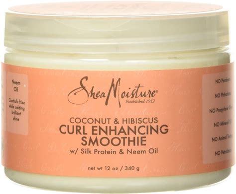 Shea Moisture Curl Enhancing Smoothie, Coconut & Hibiscus 12 oz (Pack ...