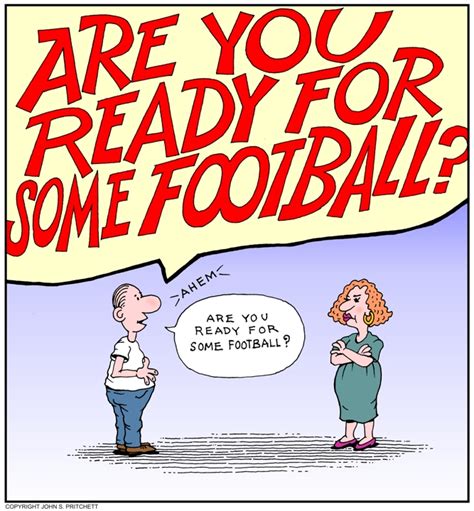 Sports cartoon, football fan cartoon, Monday night football cartoon by ...