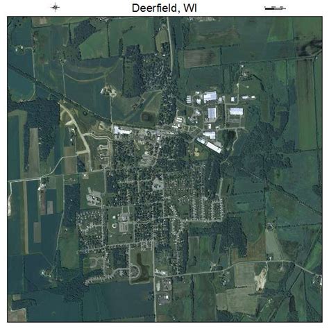 Aerial Photography Map of Deerfield, WI Wisconsin