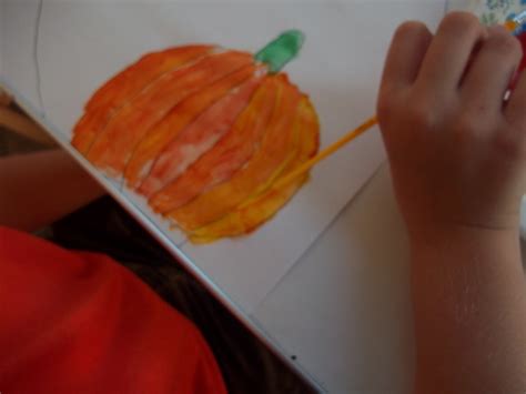 Sweet Tea Classroom: Pumpkin Art Kids: Kids Pumpkin Painting