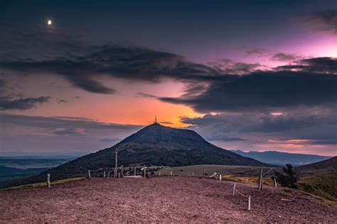 Day to night, Puy-de-Dôme, Auvergne - Alexandre Bauer Photographe