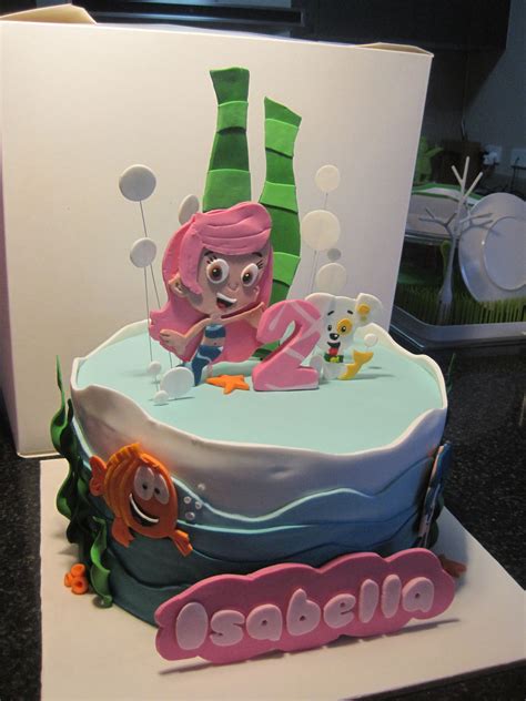 Bubble Guppies 2nd Birthday Cake | 2 birthday cake, Cake, Cake cookies