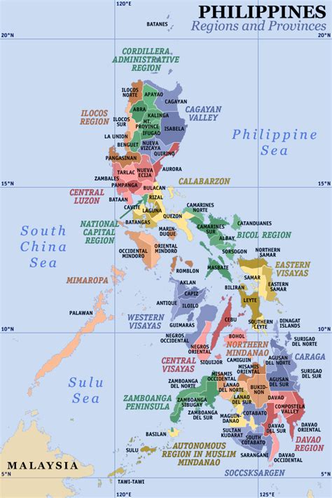 Philippines - Wikipedia, the free encyclopedia | Regions of the ...