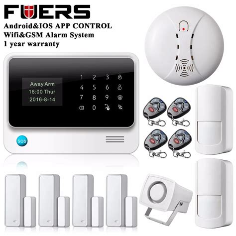 WiFi GSM SMS Home Security Wireless Alarm System IOS Android APP ...